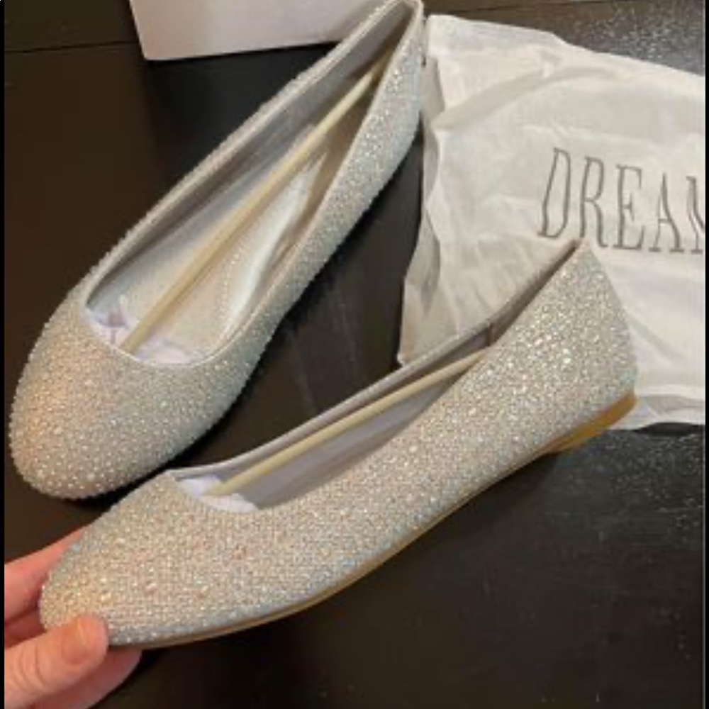 Rhinestone Ballet Flats